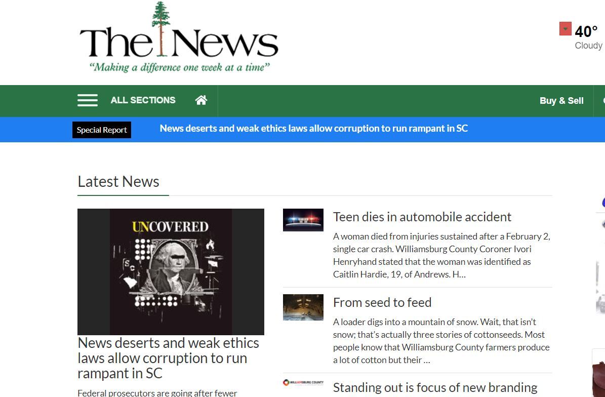 Kingstree News Uncovered Launch